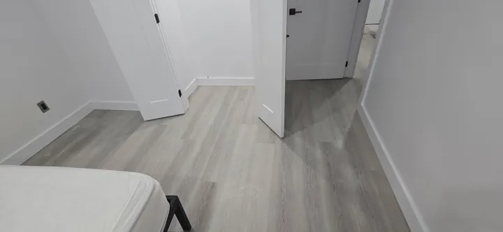 Finished flooring installed by JD Flooring in North Bay
