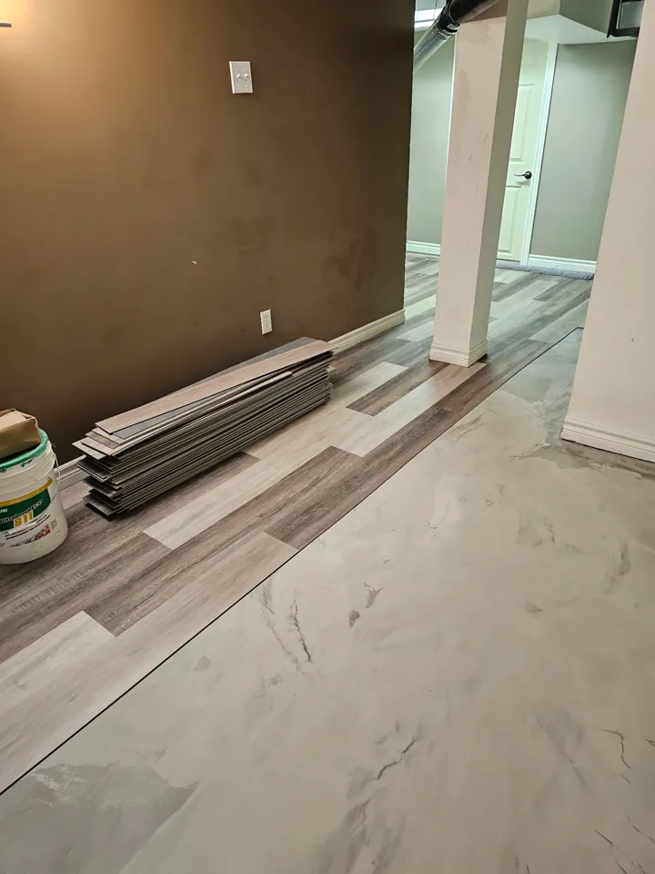 Finished flooring installed by JD Flooring in North Bay