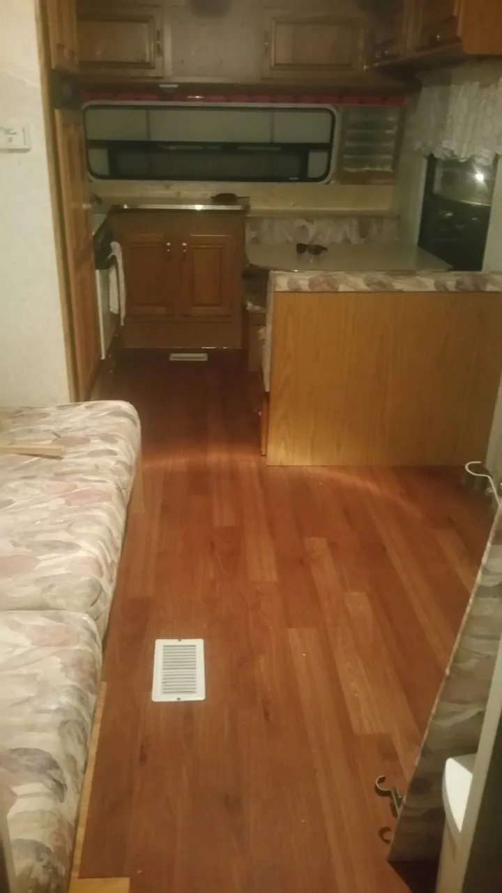 Finished flooring installed by JD Flooring in North Bay