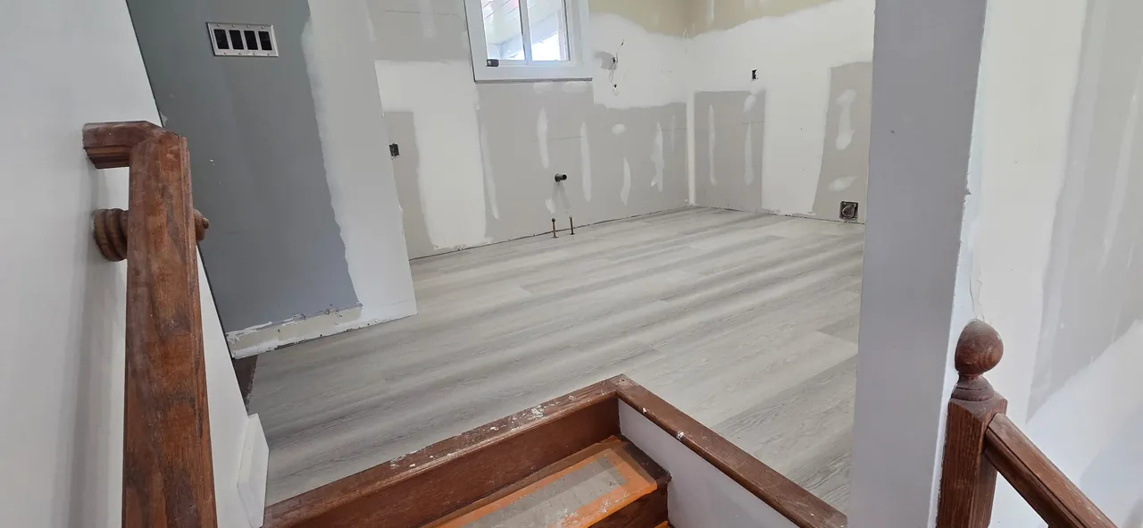 Finished vinyl plank flooring by JD Flooring in North Bay